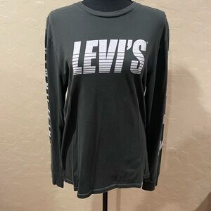 Levi's dark gray long sleeve shirt